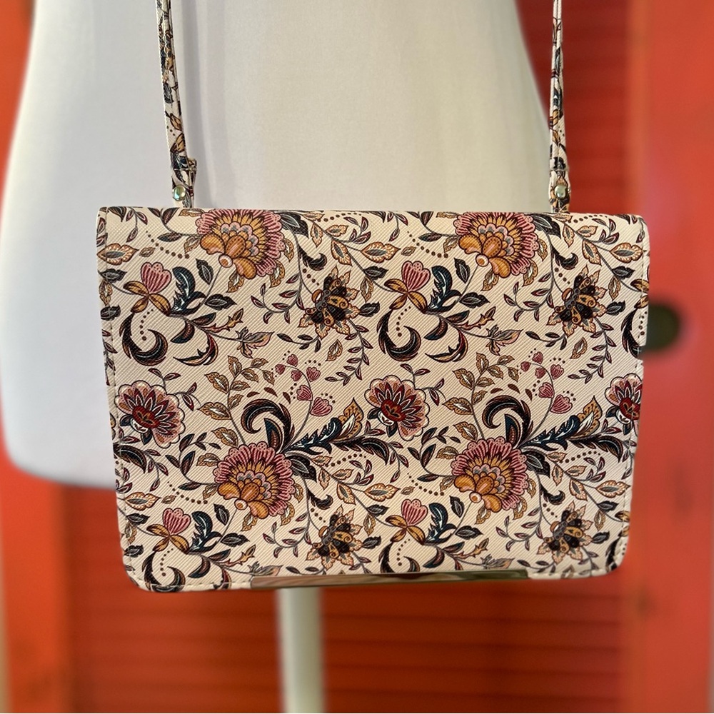 Safekeeper Floral Crossbody Shoulder Bag